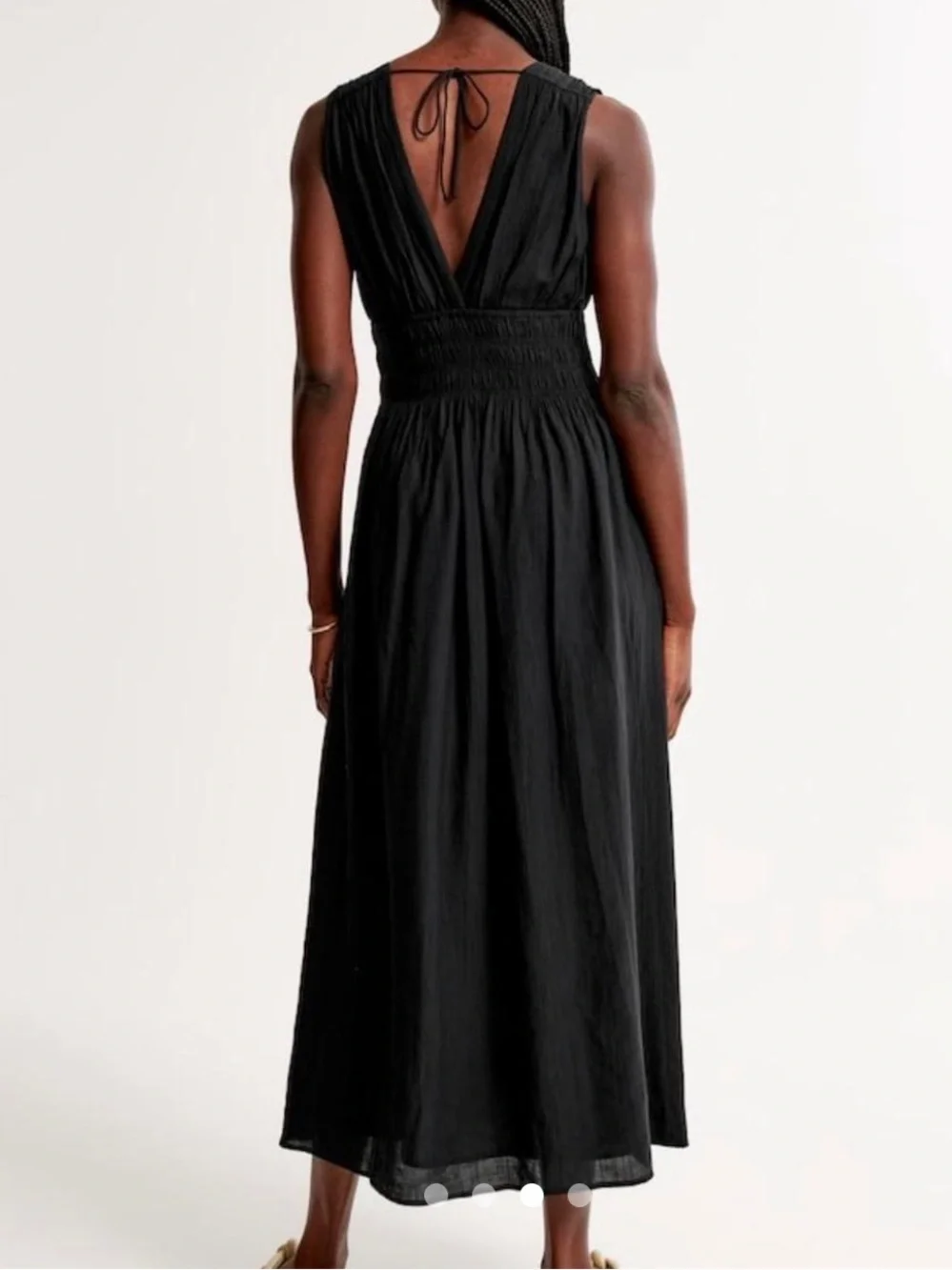 NWT Abercrombie & Fitch Black Maxi Dress